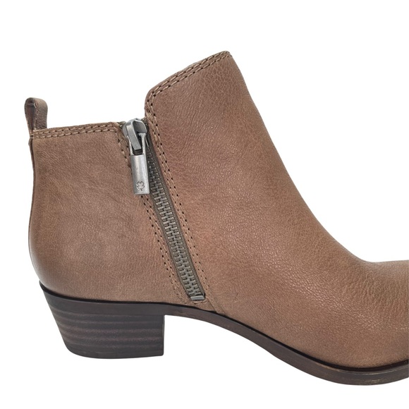 Lucky Brand Basel Brindle Leather Ankle Booties - Picture 6 of 11